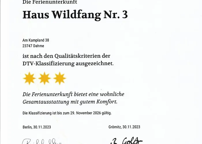 Haus Wildfang 3 *